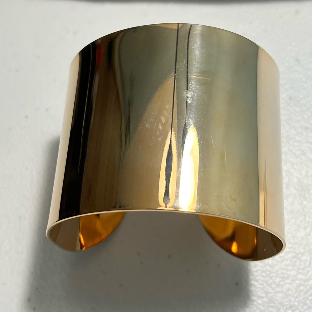 Golden Goose Tose Gold Wide Cuff - Picture 16 of 16
